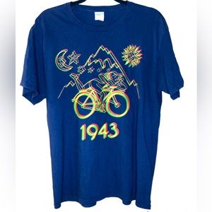 Bicycle Day Shirt Mens Medium